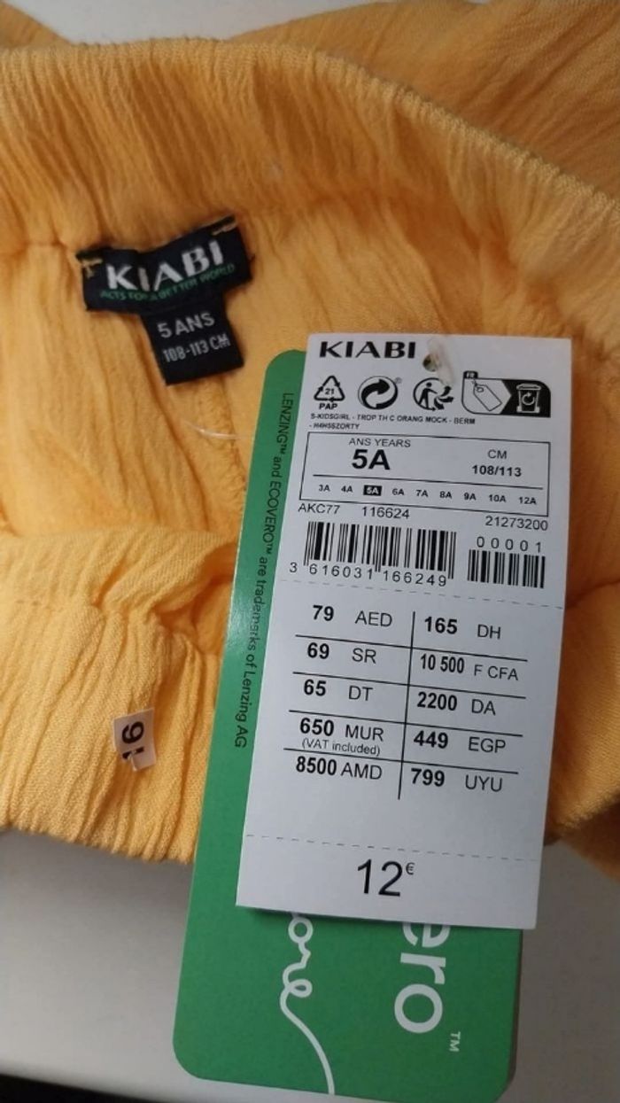 Short fille 5 ans kiabi - photo numéro 4