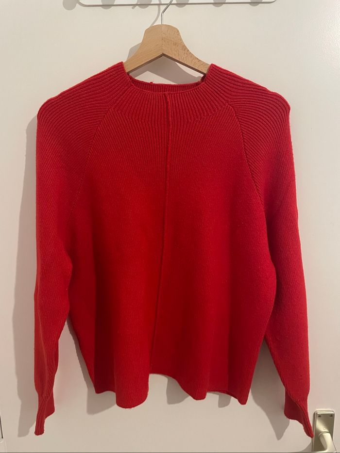 Pull rouge Mango femme