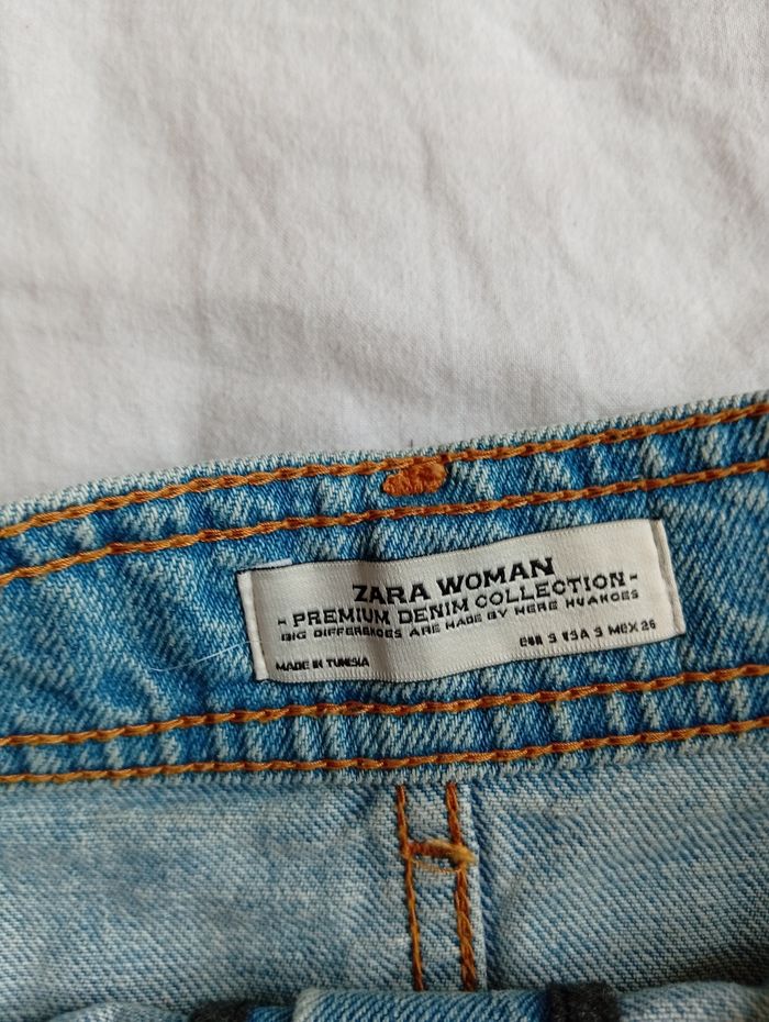 Jupe jean Zara woman taille s - photo numéro 2