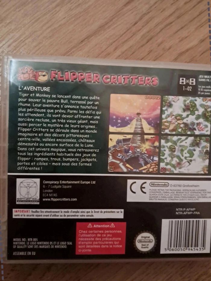 Jeu DS Flipper Gritters - photo numéro 4