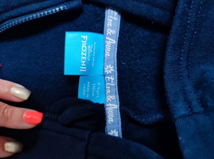 Sweat zippé bleu Frozen 2 - photo numéro 3