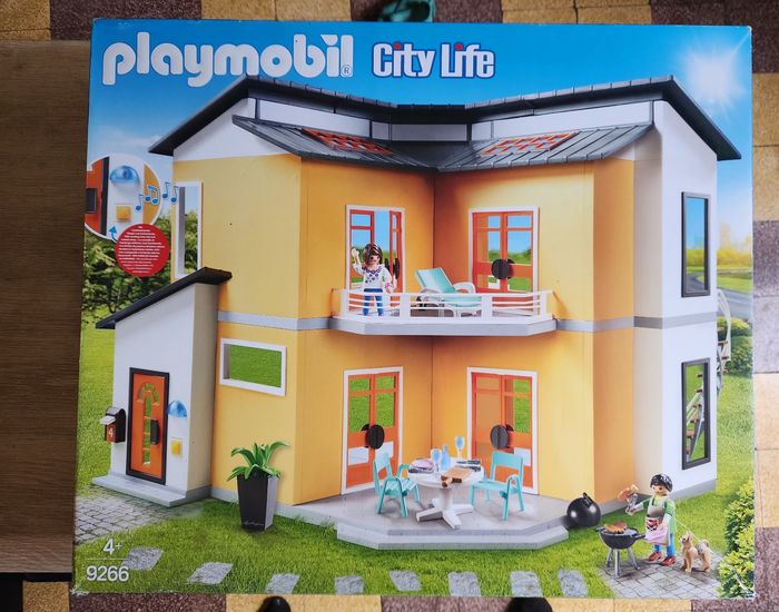Playmobil 9266 Maison moderne + boîte & notice – Très bon état - photo numéro 5