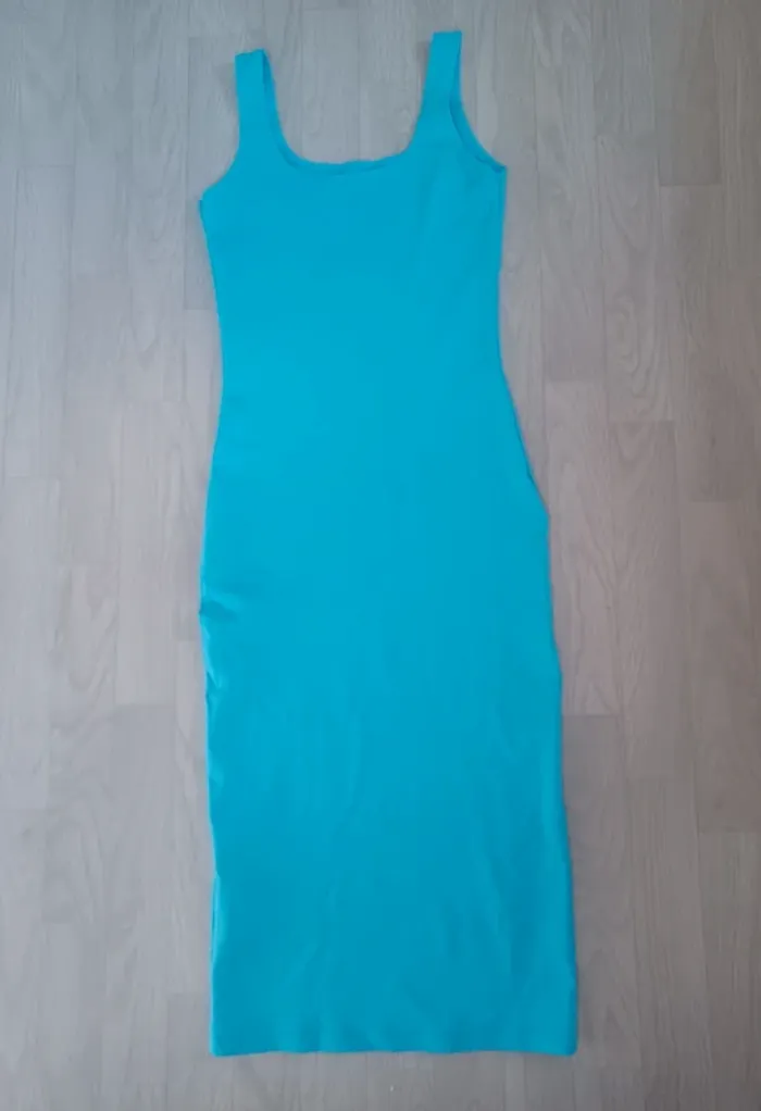 Robe bleu moulante primark - photo numéro 2