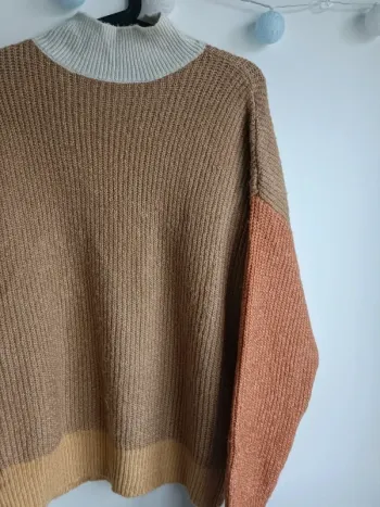 Pull multicolore automnal Primark Taille M (40-42) En très bon état