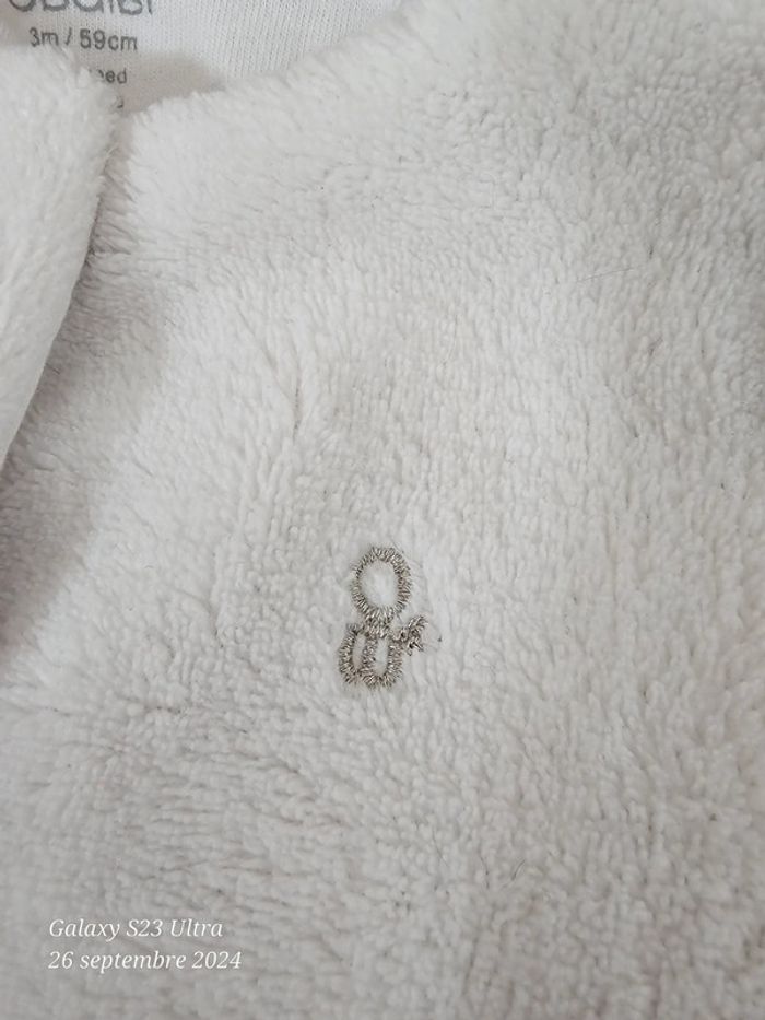 Gilet veste bien chaud tout doux 3 mois obaïbi - photo numéro 3