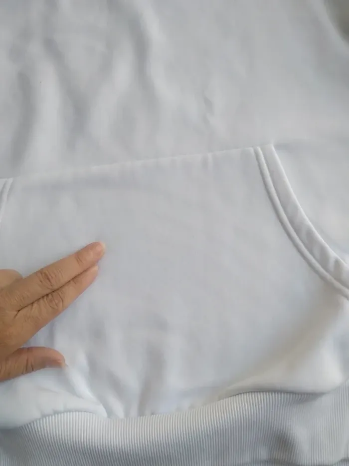 Pull blanc enfant taille s - photo numéro 4