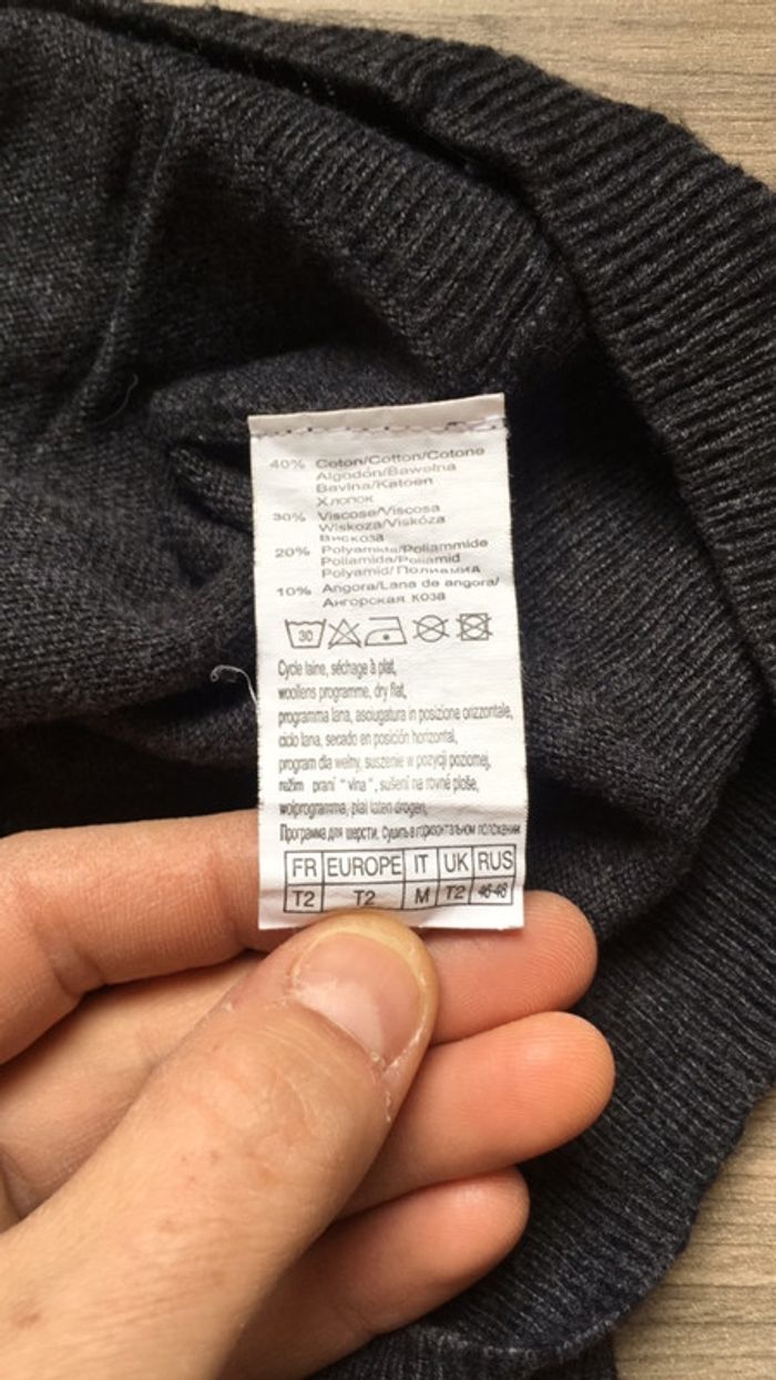 Pull manches courtes gris Chine T2 - photo numéro 3