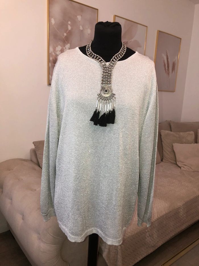🌼Pull argenté 🌼