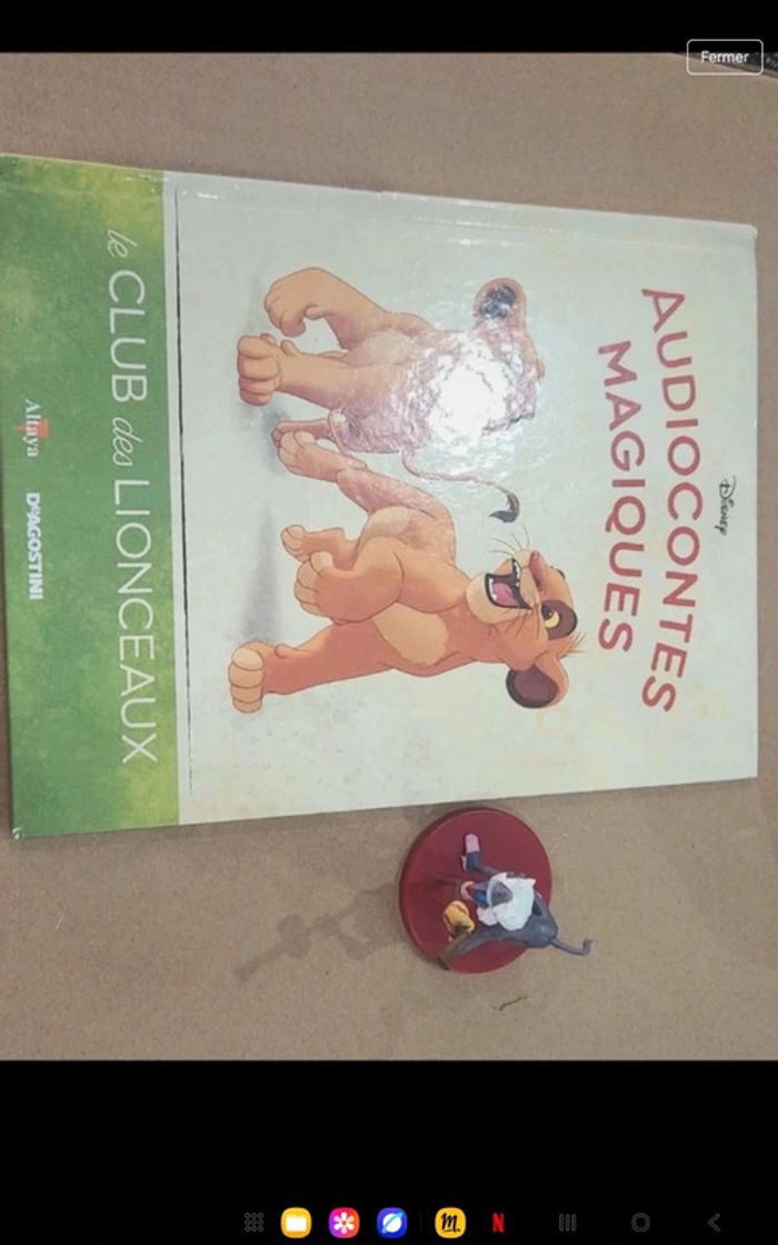103ėme audioconte magique altaya deagostini disney audio conte compte comte magic livre& figurine