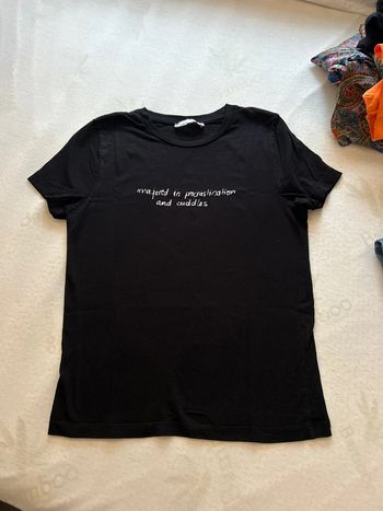 Tee shirt noir femme