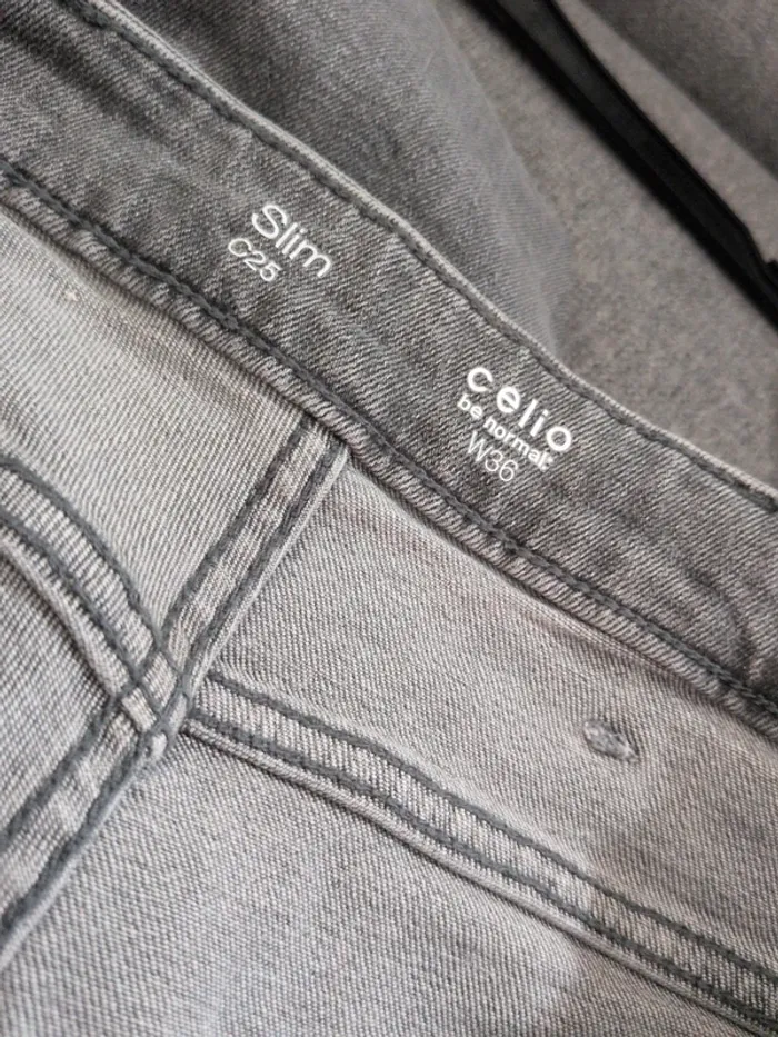Jean homme griS Celio Taille 44 - photo numéro 4