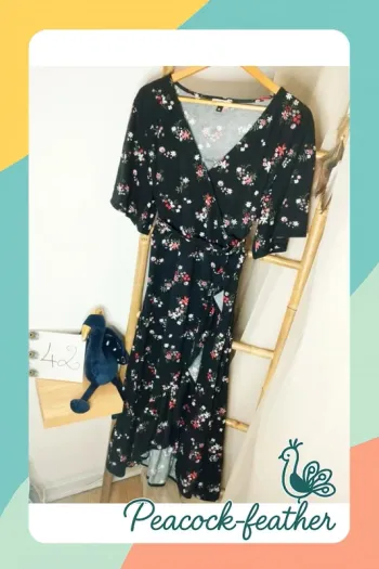 Robe longue noire 42 spirit