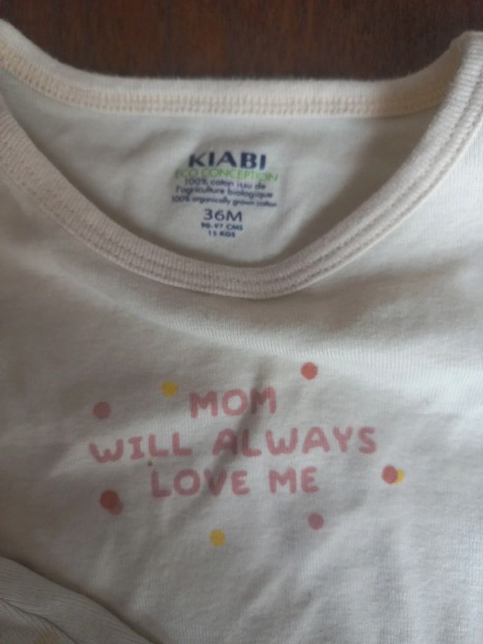 Pyjama en coton kiabi 36mois 3ans - photo numéro 2