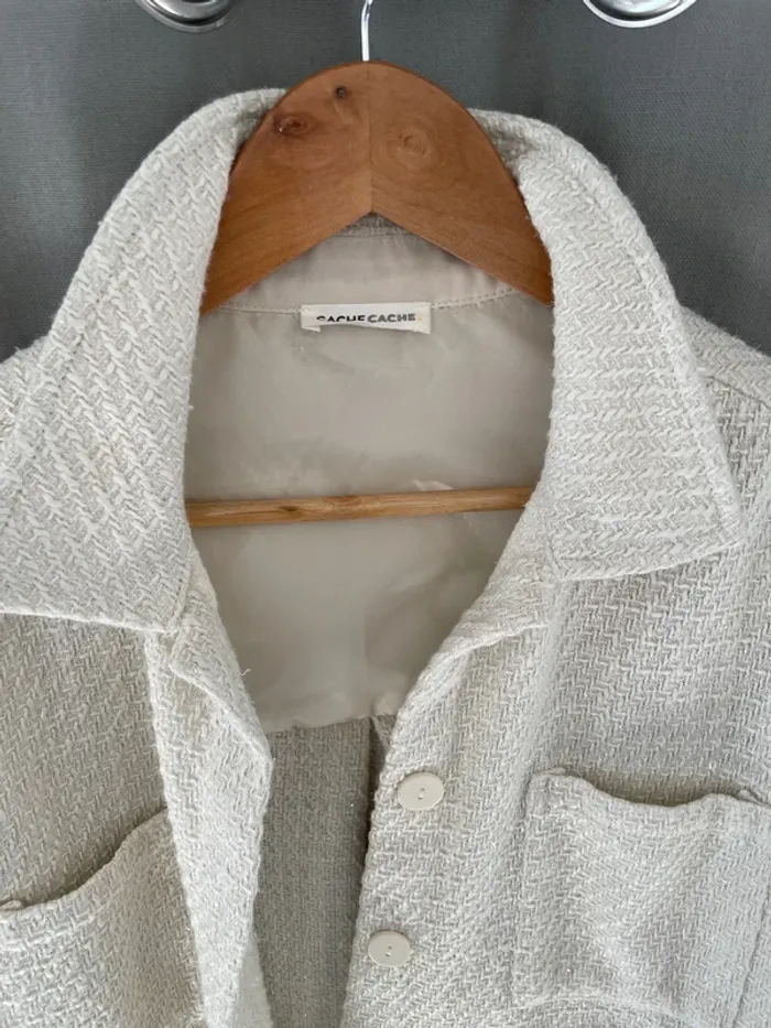 Belle veste blanc/creme - photo numéro 4
