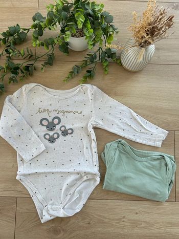 Lot de 2 bodies 24 mois