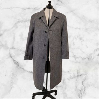Manteau long laine vintage