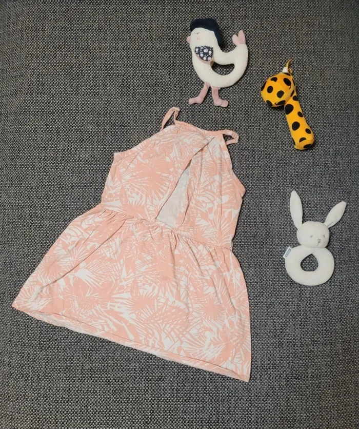 Robe légère motifs palmiers 3 ans - photo numéro 5