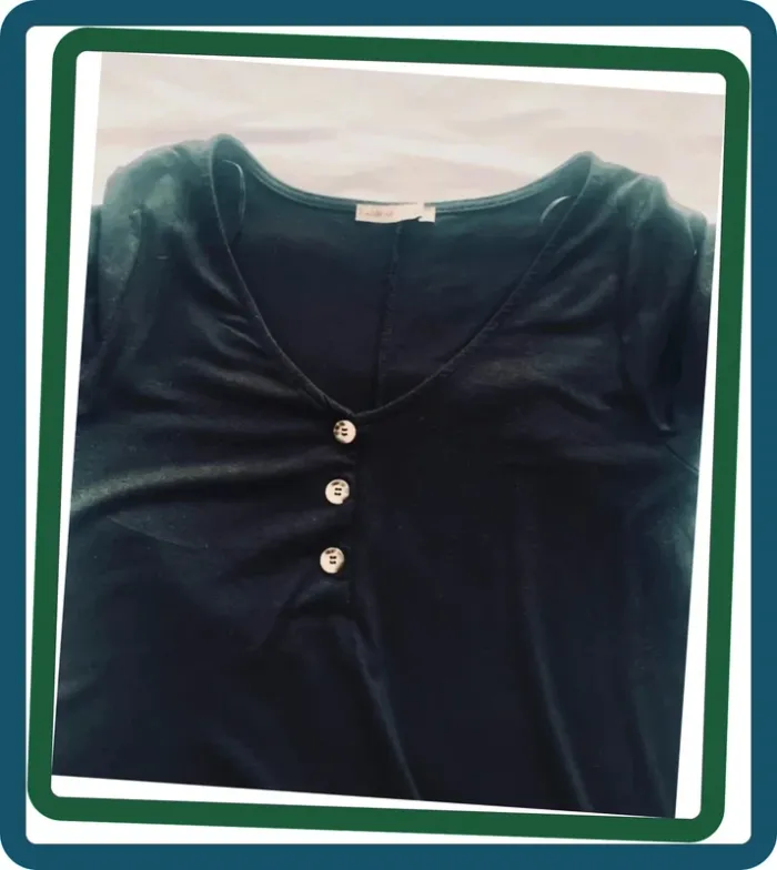 Robe noire avec décolleté plongeant TRÈS fluide Pull&Bear T/L - photo numéro 5