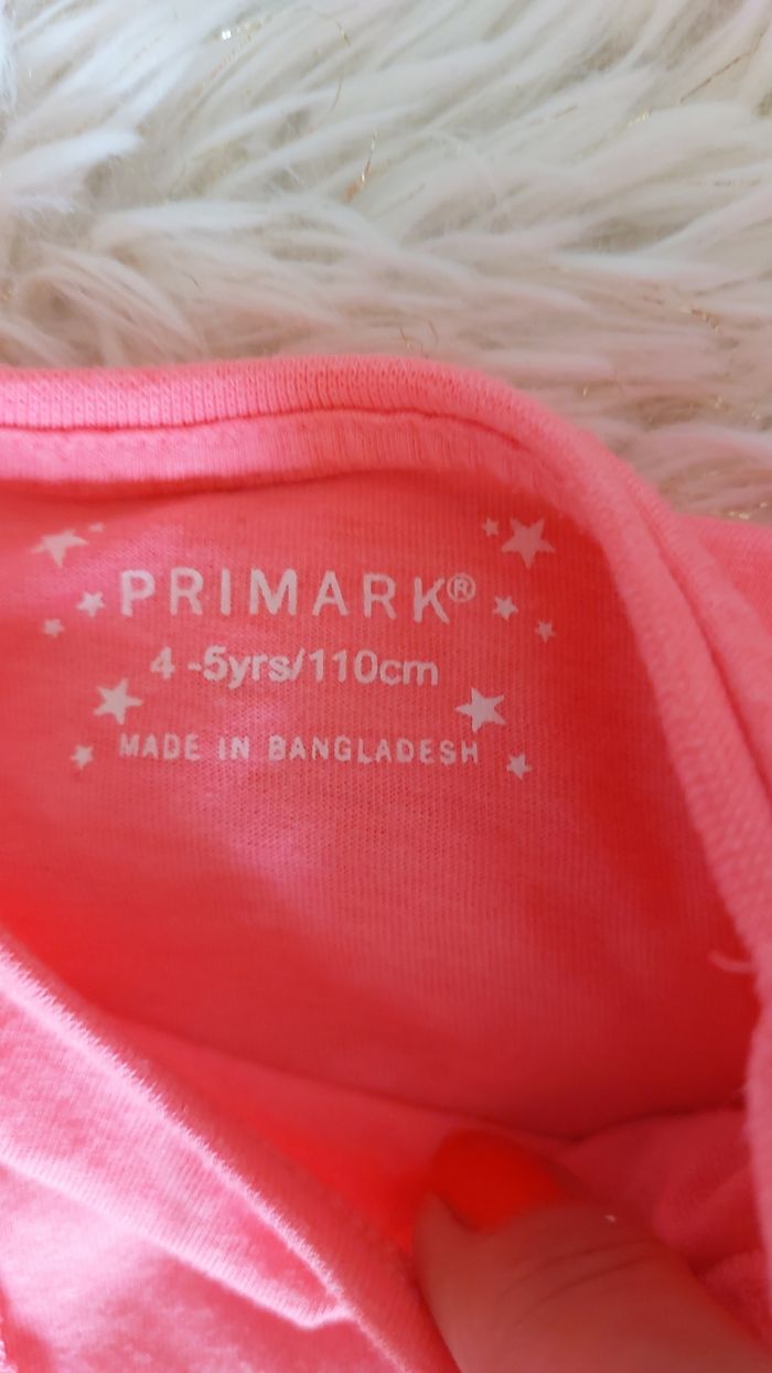 T-shirt rose flashy 5 ans primark - photo numéro 3