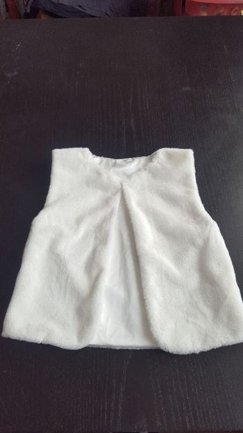 bolero 12/18 mois blanc nickel