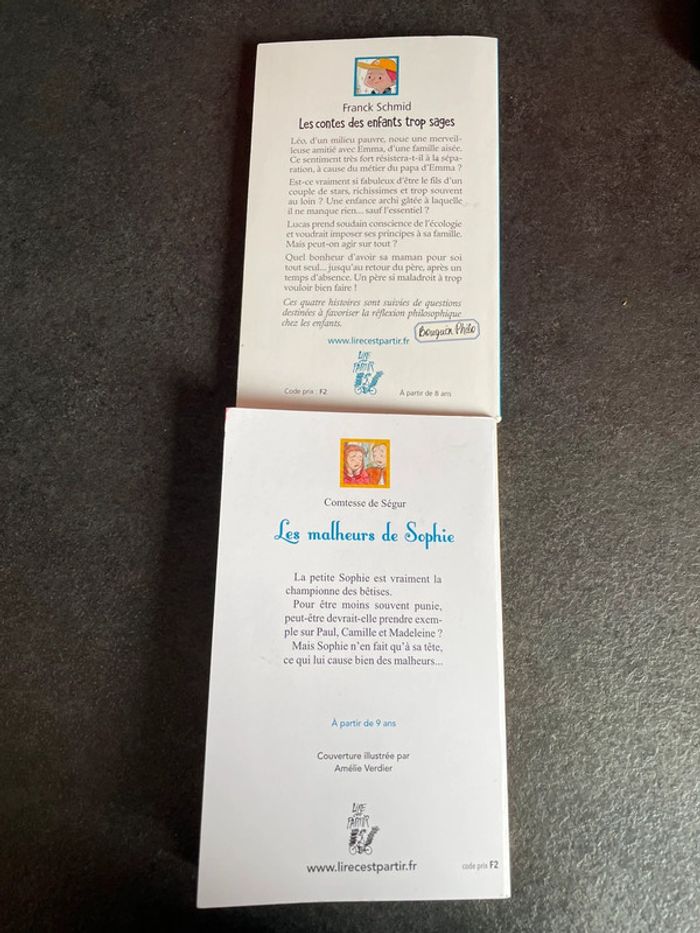 Livres les contes des enfants trop sages et les malheurs de Sophie - photo numéro 2