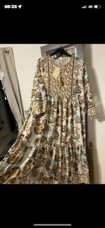 superbe robe longue bohème 48 50 52