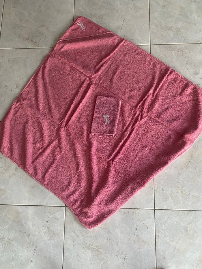 Serviette de bain et gant BB - photo numéro 2