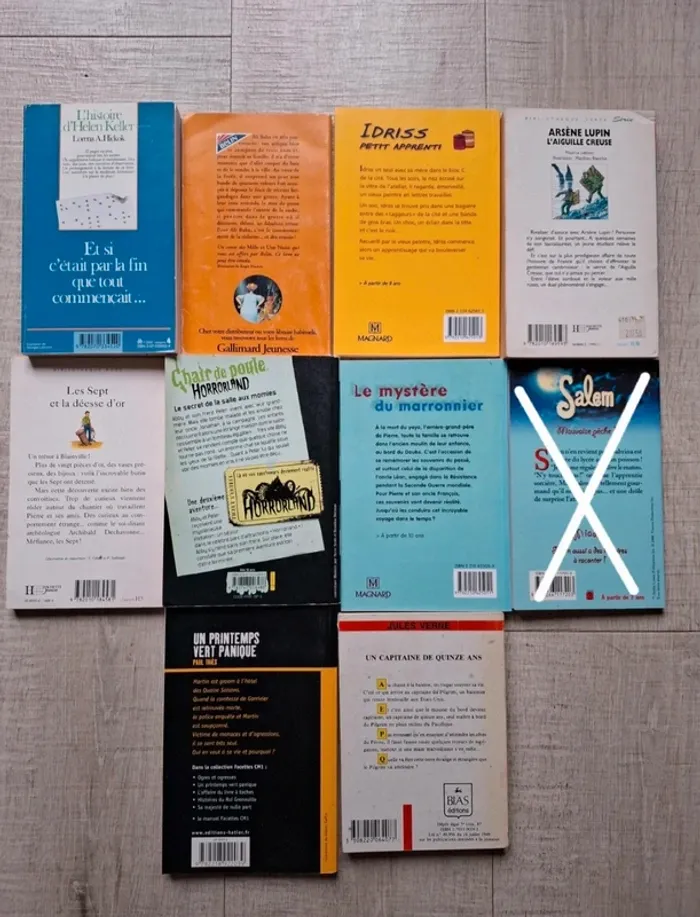 Lot de livres 📚 enfants ado 5 euros les 9 - photo numéro 2