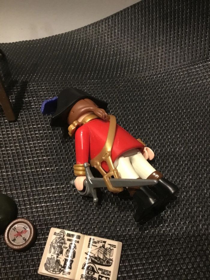 Playmobil figurine capitaine pirate 4293 avec plumier et accessoires - photo numéro 10