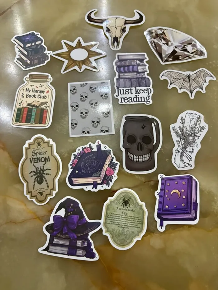 Autocollants papeterie Witch 15 pièces
