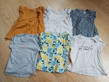 Lot t-shirt 12 mois