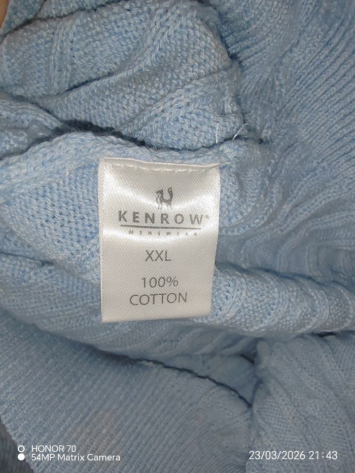 Pull zippé torsadé en coton - photo numéro 6