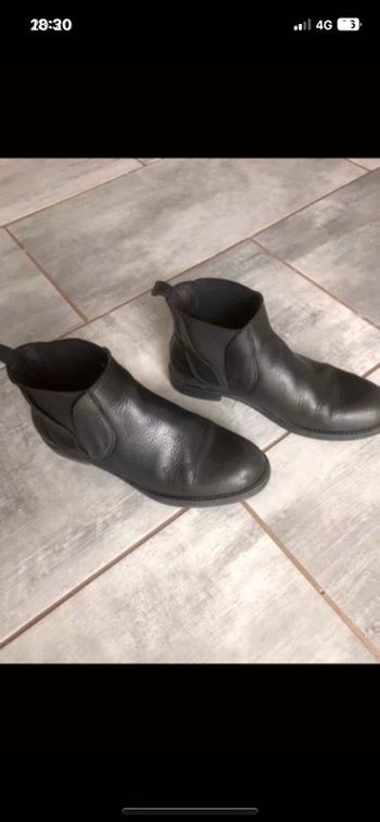 Bottines plates femme