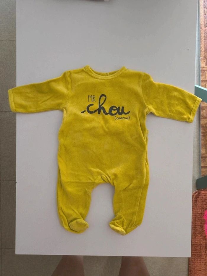 Pyjamas jaune 3 mois