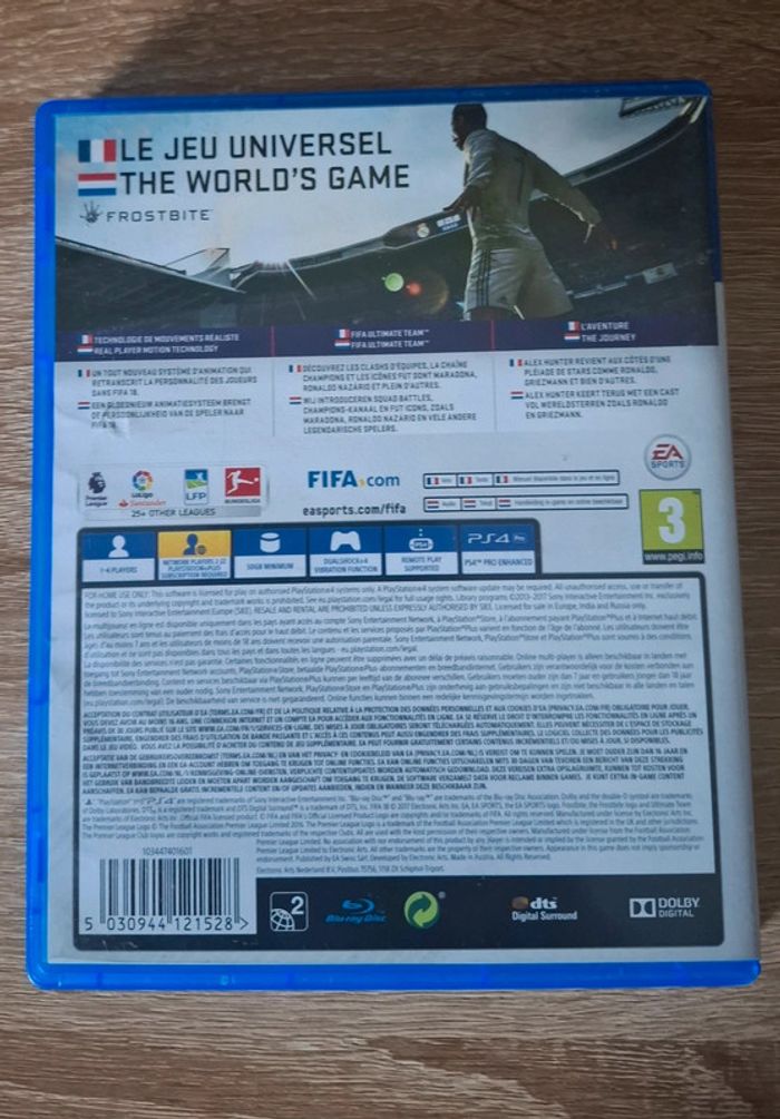 Lot, Fifa 18 et Red Dead Redemption 2 (PS4) - photo numéro 2