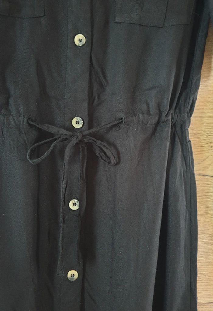 Robe chemise 3/4 H&M noire - photo numéro 5