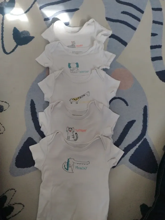 Bodies bébé manches courtes - photo numéro 3