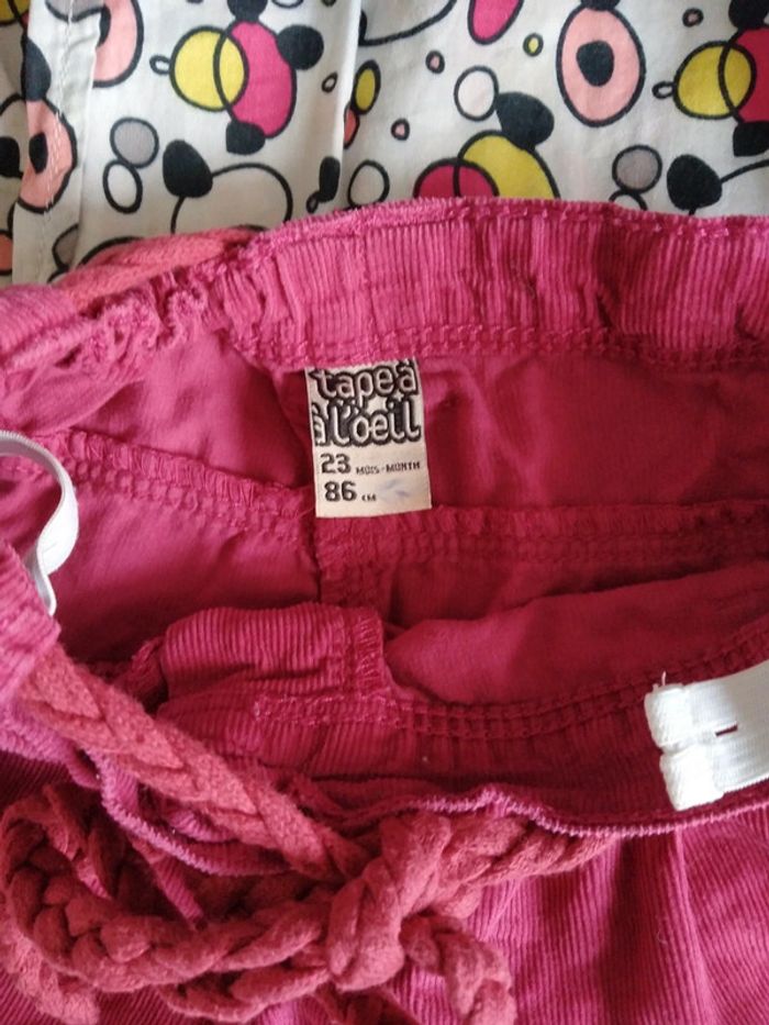 Ensemble blouse short velours - photo numéro 3