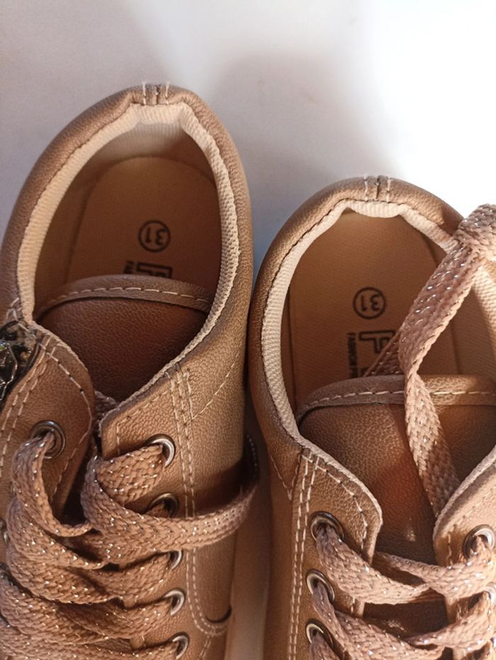 Basket rose bronze taille 31 - photo numéro 3