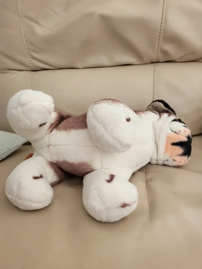 Peluche chien type Bouledogue - photo numéro 4