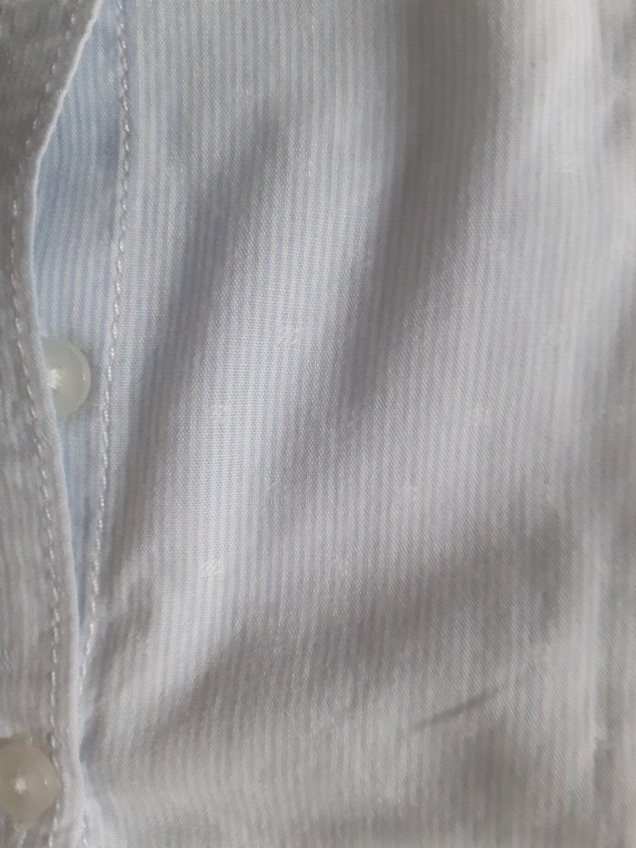 Chemise légère rayé bleu clair - photo numéro 2