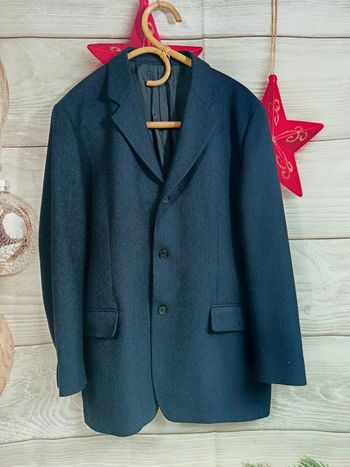 Blazer en laine bleu | Yves Saint Laurent | t L