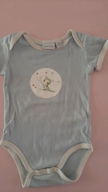 Body garçon manches courtes 12 mois