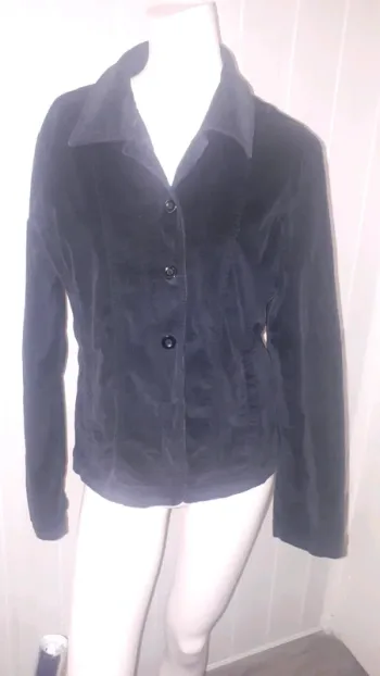 🧥Veste de velours noir 42