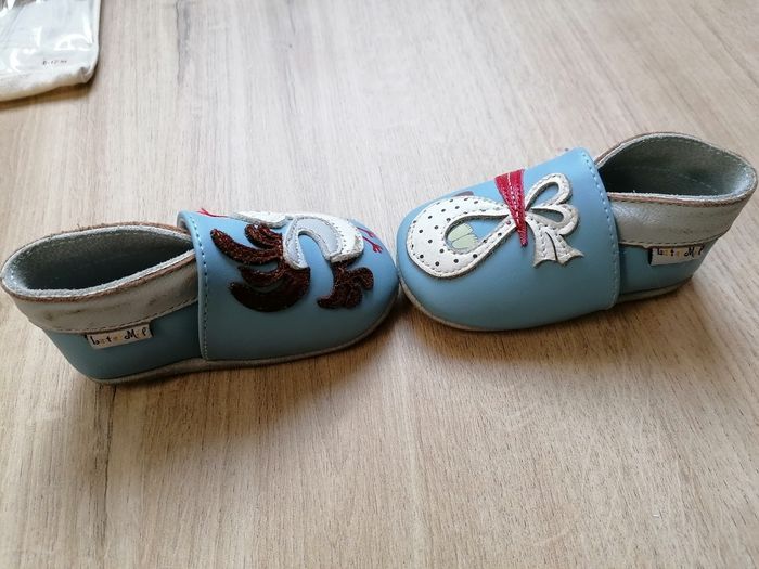 Chaussons lait et miel 6-12mois - photo numéro 3