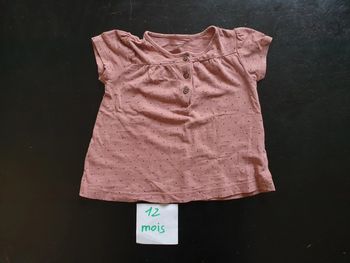 Tee-shirt manches courtes à pois