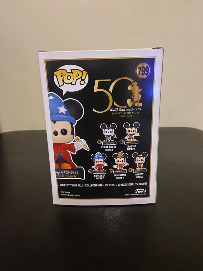 Figurine Walt Disney »POP »Sorcerer Mickey 799 - photo numéro 4