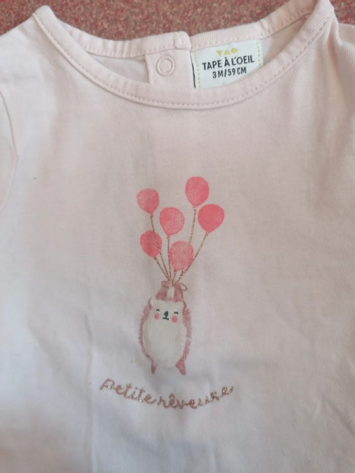 T shirt manches longues bébé - photo numéro 3