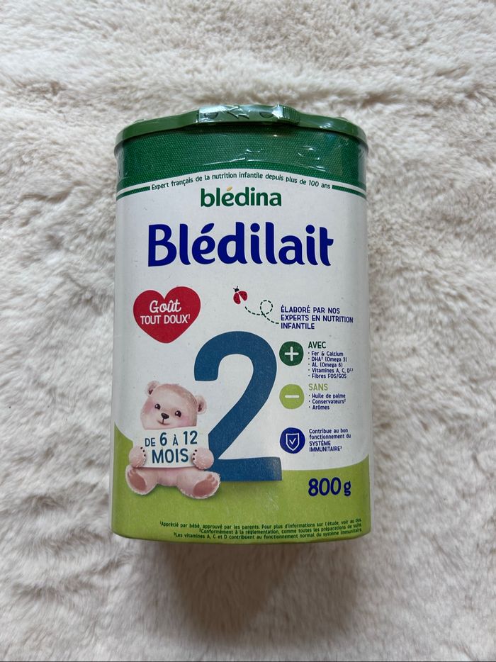 Lait infantile Blédilait 2, de 6 à 12 mois