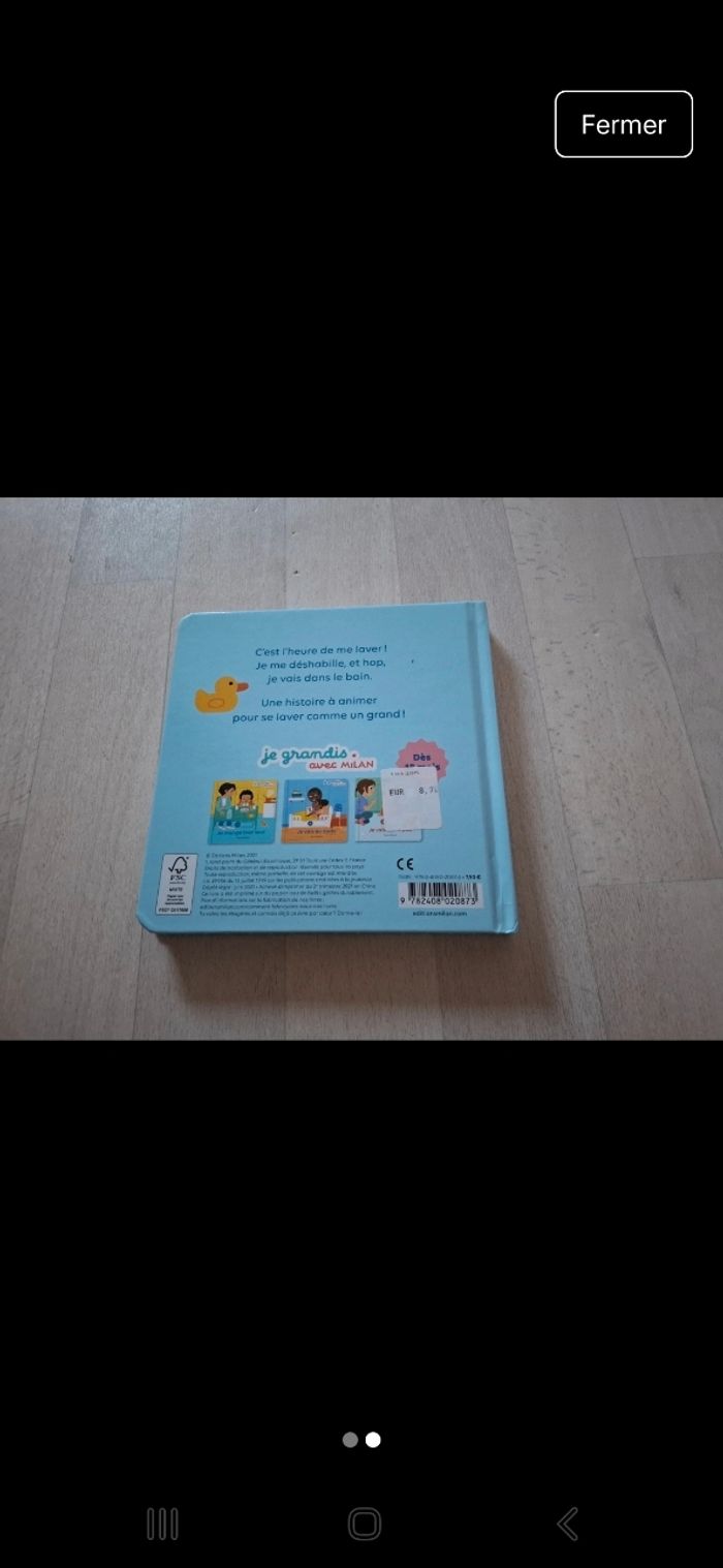Livre je prends mon bain - photo numéro 2